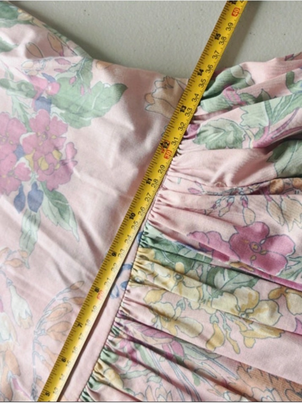 Vintage Laura Ashley cottage core dress Pink Prairie midi Puff size 6 - Picture 12 of 13